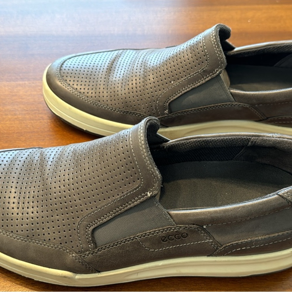 Ecco soft slip on Grey men’s 12 eu 45